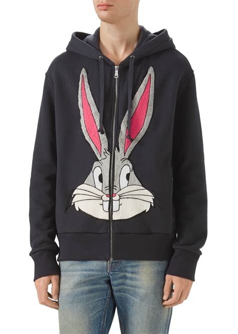 gucci bugs bunny hoodie|gucci bugs bunny zip front.